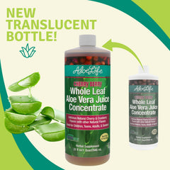 Aloe Life organic certification label signals verified organic quality.