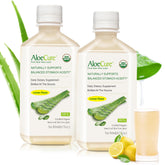 AloeCure Lemon Flavor bottle front for daily digestive support