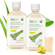 AloeCure Lemon Flavor bottle front for daily digestive support