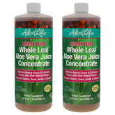 Aloe Life whole leaf juice bottle 32oz Cherry Berry for daily hydration.