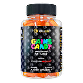ALPHA LION Gains Candy CaloriBurn bottle front for natural fat-burning support.
