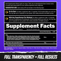 ALPHA LION Gains Candy S7 vascularity boost for enhanced muscle pumps.