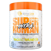 ALPHA LION Superhuman Intra bottle pour supports hydration during workouts.