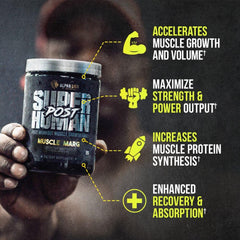 Alpha Lion Superhuman Post bottle pour demonstrating convenient mix after training.