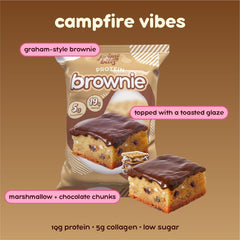 Alpha Prime Prime Bites Ingredients Closeup highlights whey protein and collagen fortification.