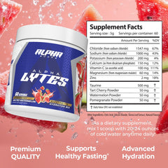 Alpha Lytes powder scoop for easy daily electrolyte servings