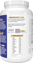 Alpha Supps ISO whey isolate powder close-up showing fine texture.