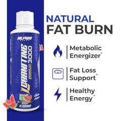 Mixing Alpha Supps Liquid L-Carnitine 3000 in water for a refreshing energy boost