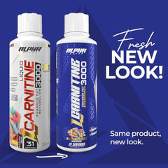 Pouring Alpha Supps Liquid L-Carnitine 3000 into a glass for zero sugar hydration