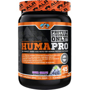 ALR Industries Humapro bottle-front with Sour Grape flavor highlighting lean protein benefits.