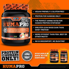 ALR Industries Humapro ingredients panel highlights vegan gluten-free amino acids