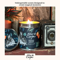 Altar de Corpus reusable tin design enhances mid-century and boho decor.