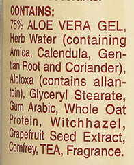 Alvera natural ingredients with witch hazel and almonds for skin comfort during wear.