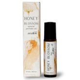 Amallow Honey Blossom packaging highlights organic oils and a non-toxic formula.