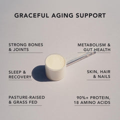 AMANDEAN collagen powder dissolves in coffee for a neutral mix