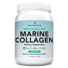 AMANDEAN Marine Collagen tub ready for daily skin and hair support