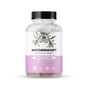 Amazing Botanicals Motherwort bottle showing 30 tablets for daily wellness.