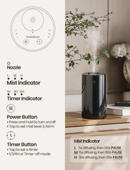 AMAZING FLOWER battery-powered diffuser on a desk for ongoing scent