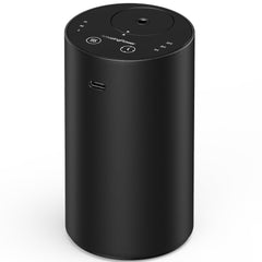 Amazing Flower waterless diffuser exterior in black metal for modern spaces.
