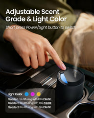 AMAZING FLOWER diffuser LED color options for ambient lighting