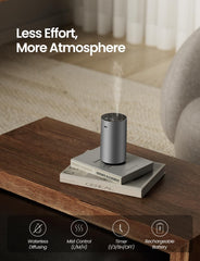 Amazing Flower waterless diffuser cylindrical metal design highlights premium durability for everyday spaces.