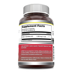 Amazing Formulas Acetyl-L-Carnitine capsules closeup for easy daily use.