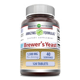 Amazing Formulas Brewers Yeast bottle pour for daily nutrition support.