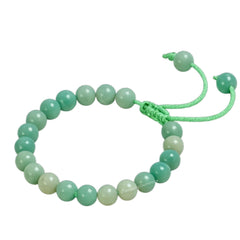 Amazing Gemstone Amazonite bracelet on wrist, versatile unisex style for any outfit.