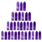 Amazing Gemstone amethyst point crystal, 1 to 1.5 inches, for meditation and grids
