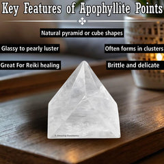 Amazing Gemstone apophyllite geode formation enhances natural display appeal.