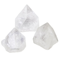 Amazing Gemstone apophyllite point collection for meditation focus.