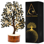 Amazing Gemstone Black Tourmaline Tree of Life decor enhances calm and balance in any space.