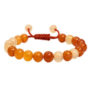 Amazing Gemstone Carnelian Bracelet close-up, vibrant beads for daily wear.