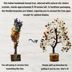Amazing Gemstone Crystal Tree meditation accessory supports focus.