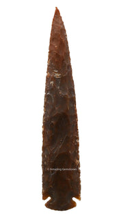 Amazing Gemstone fancy jasper arrowhead 6-7 inch for crafts and decor inspiration.