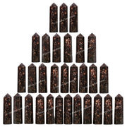 Amazing Gemstone Garnet crystal point pack for crafts and mindful practice.