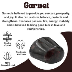 Amazing Gemstone Garnet crystal sets enhance healing stones collections