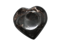 Amazing Gemstone Garnet heart palm stone supports chakra focus during meditation.