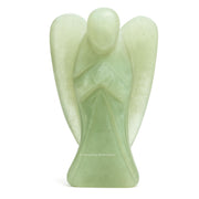 Amazing Gemstone Green Aventurine Angel 3in, protective pocket guardian you can hold
