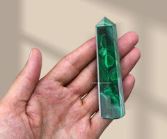 Amazing Gemstone Grid Center Malachite anchors crystal layouts