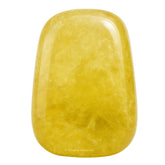Amazing Gemstone lemon quartz polished rock for display and collection