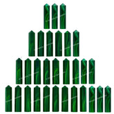 Amazing Gemstone Malachite hexagonal point for meditation and grids