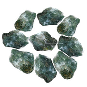 Amazing Gemstone moss agate rough stones for DIY crystal projects and displays