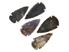 Amazing Gemstone native decor arrowhead display for rustic spaces.