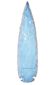 Amazing Gemstone opalite arrowhead in velvet bag ready for gifting or DIY