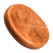 Amazing Gemstone Peach Moonstone Worry Stone for palm hold meditation and grounding