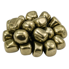 Amazing Gemstone Pyrite polished rocks shine with metallic luster for display and collection.