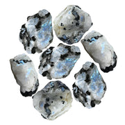 Amazing Gemstone Rainbow Moonstone rough 1 lb for DIY tumbling projects