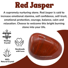 Amazing Gemstone Red Jasper bulk crystals offer variety for collections and projects