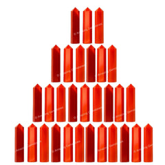 Amazing Gemstone Red Onyx crystal points pack for grids and beginner kits.